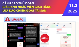 Cảnh giác với thủ đoạn giả mạo shipper để lừa đảo chiếm đoạt tài sản